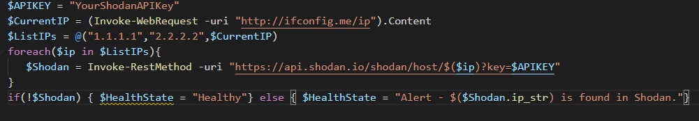 Featured image of post Monitoring with PowerShell: Alerting on Shodan results